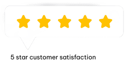 5 star customer satisfaction