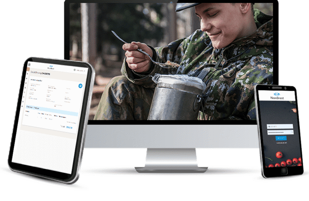 System för beställning av militär förplägnad