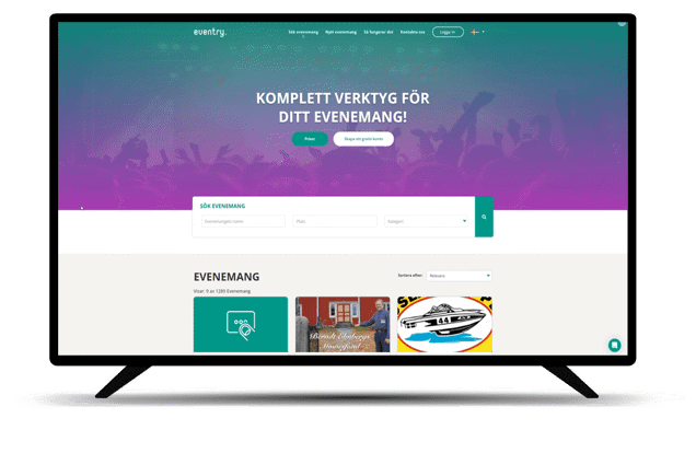 Portal för Marknadsföring och biljettförsäljning