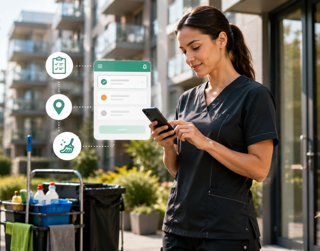 Varbergs Bostads AB - Skräddarsydd webbapp för digital städhantering